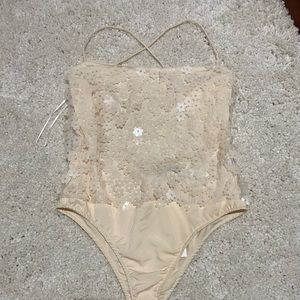 ZARA Sequin bodysuit!